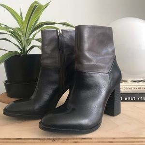 Aldo Color Blocked Ankle Boots